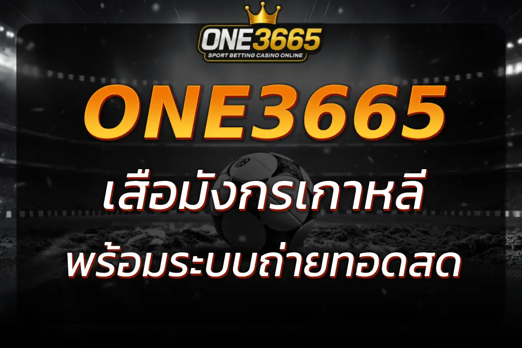 เสือมังกรเกาหลี ONE3665 เกมเร็ว เล่นด้วย เงินวอน ได้จริง
